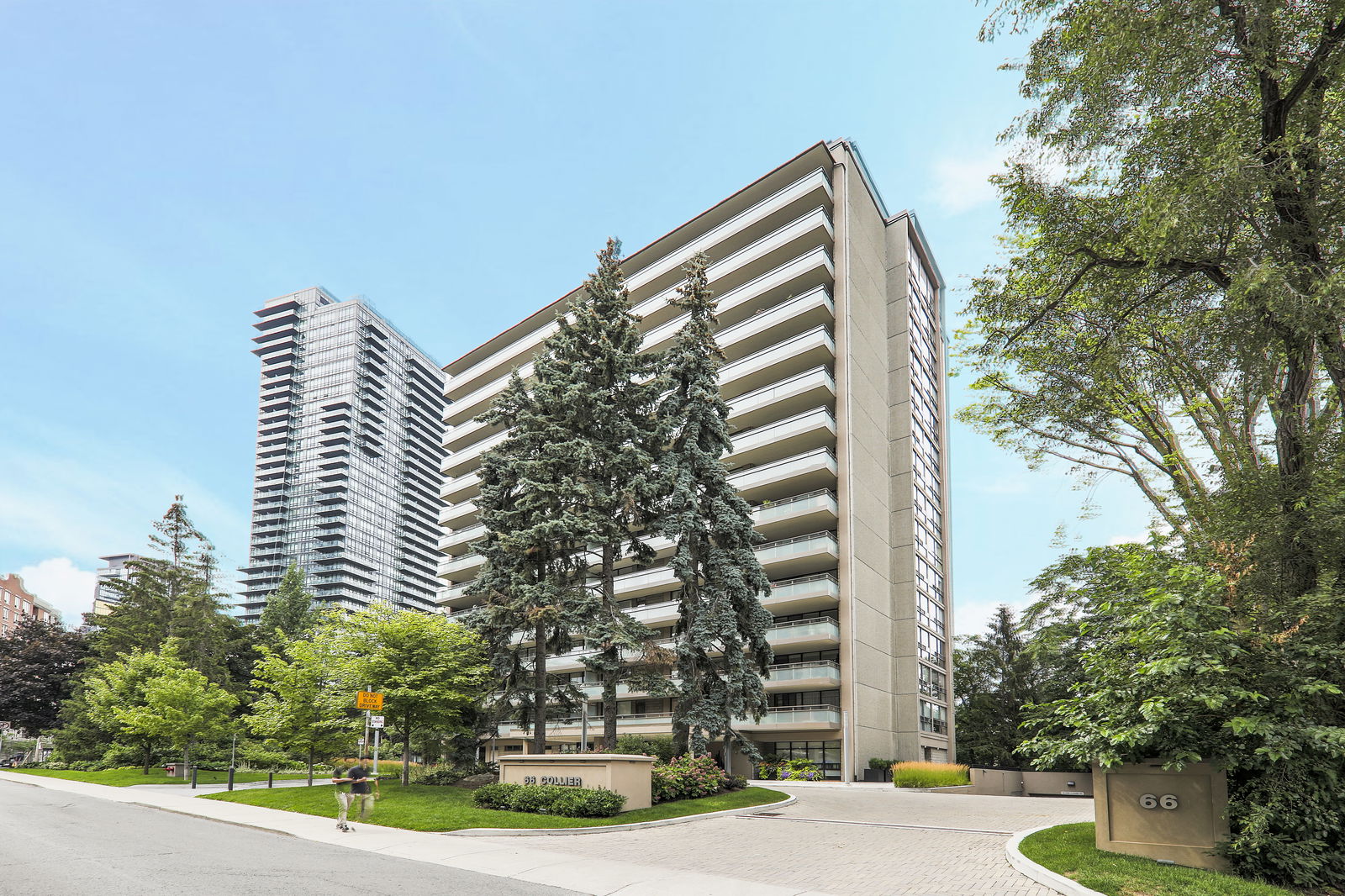 Exterior — 66 Collier Condos, Downtown, Toronto