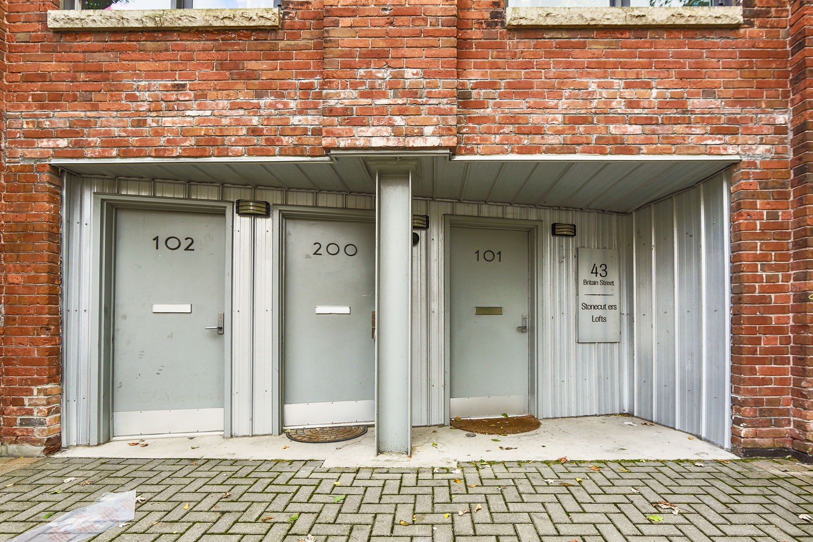 Entrance — Stonecutter Lofts, Downtown, Toronto