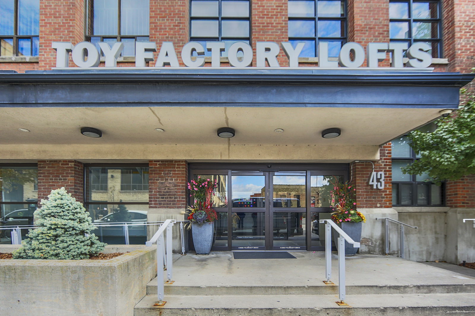 Entrance — Toy Factory Lofts, West End, Toronto