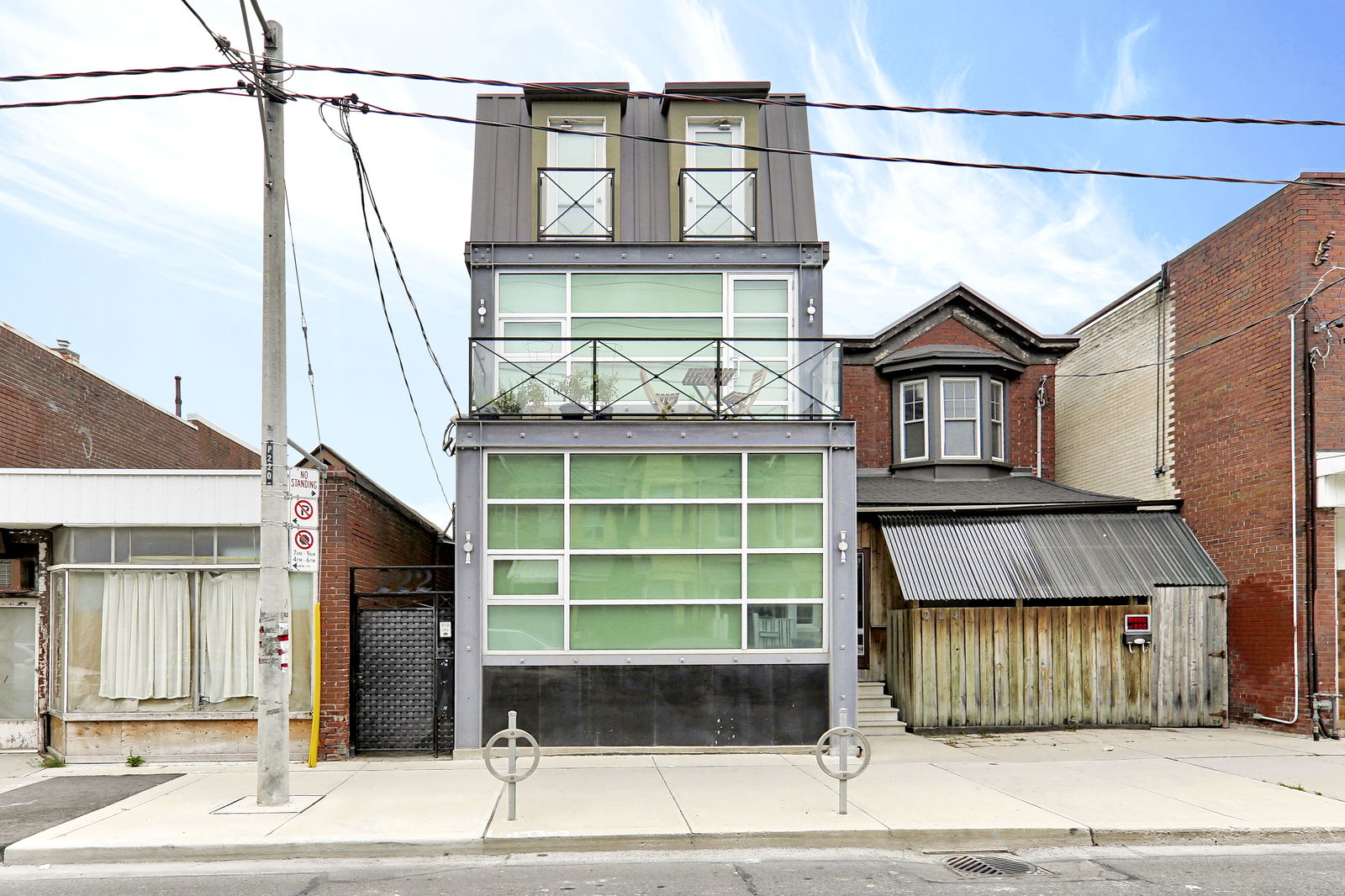 Exterior Facade — 222 Christie Condos, West End, Toronto