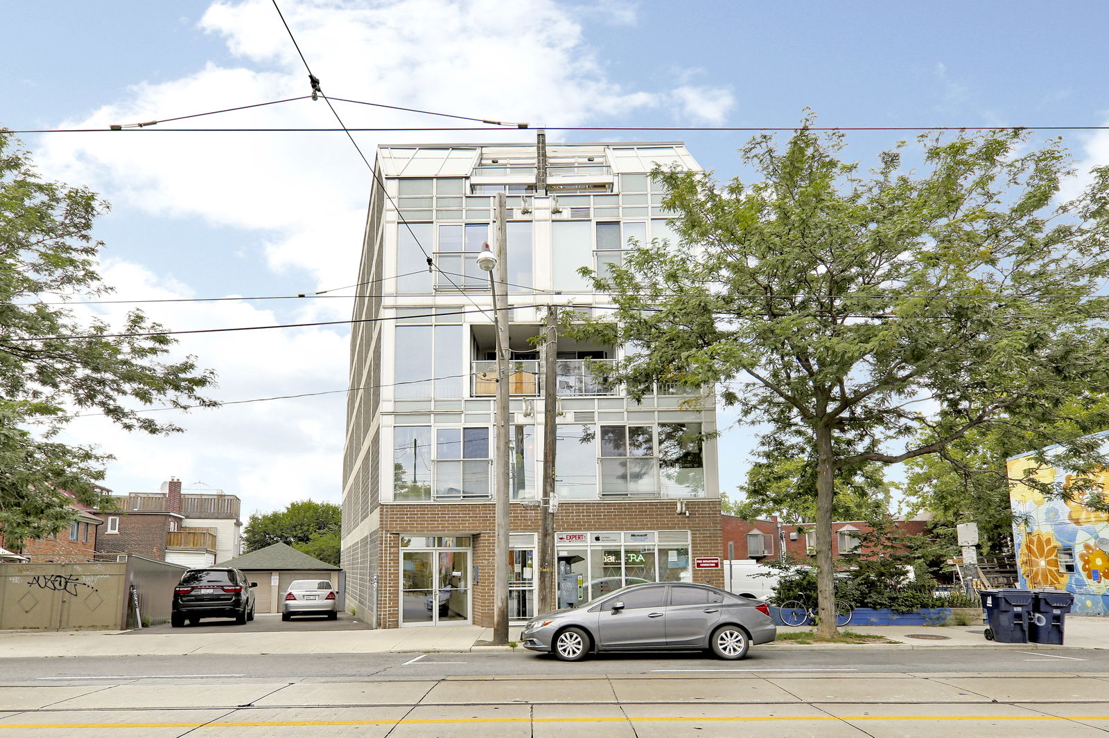 Exterior Facade — Azul Lofts, West End, Toronto