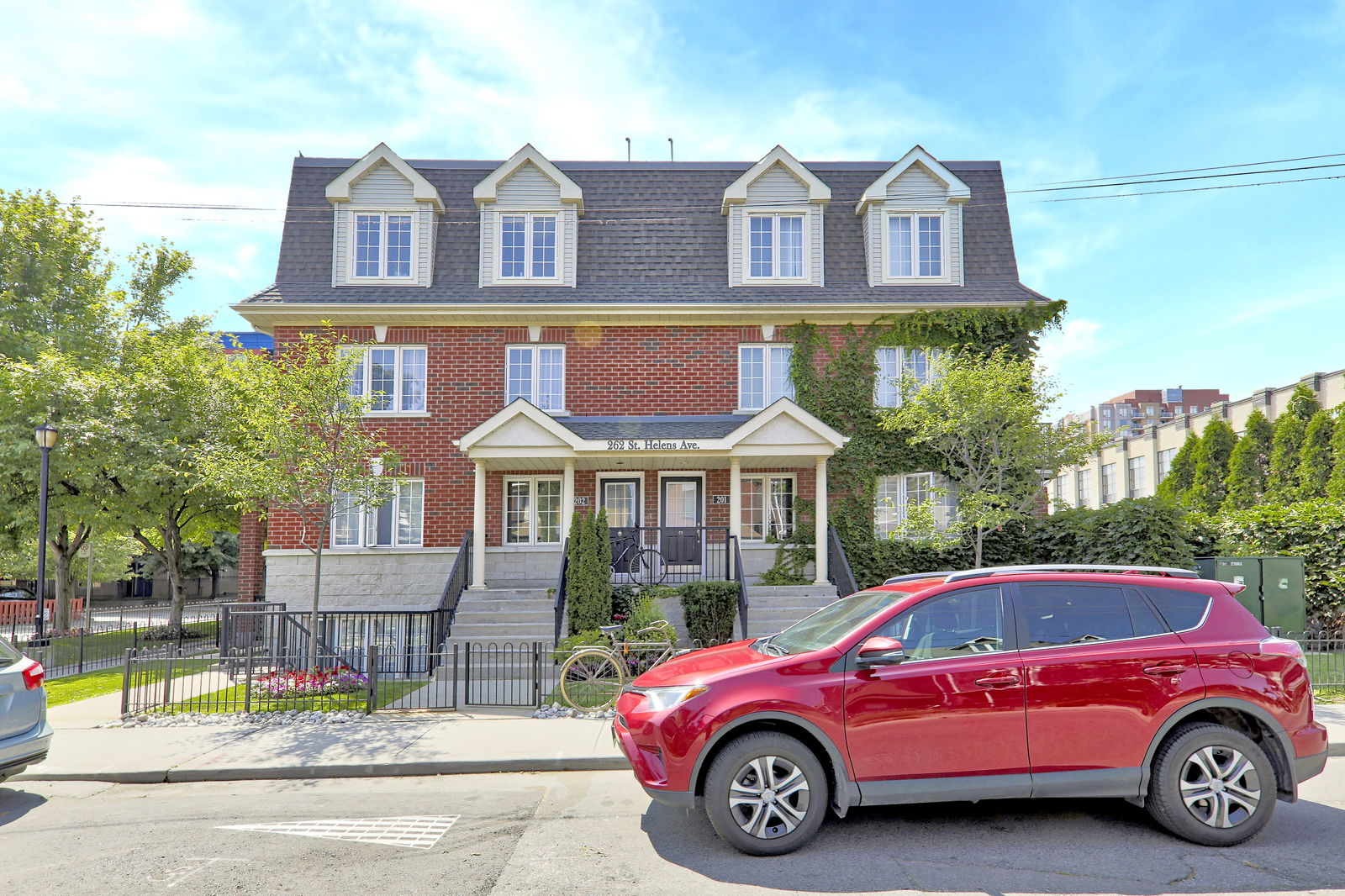 Exterior Facade — Bloor West Mews Condos, West End, Toronto