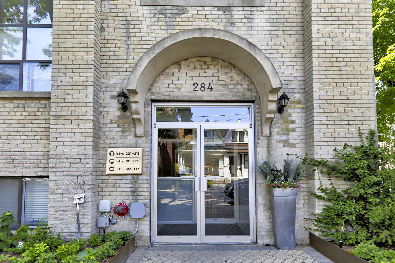 Entrance — BloorLine Lofts, West End, Toronto