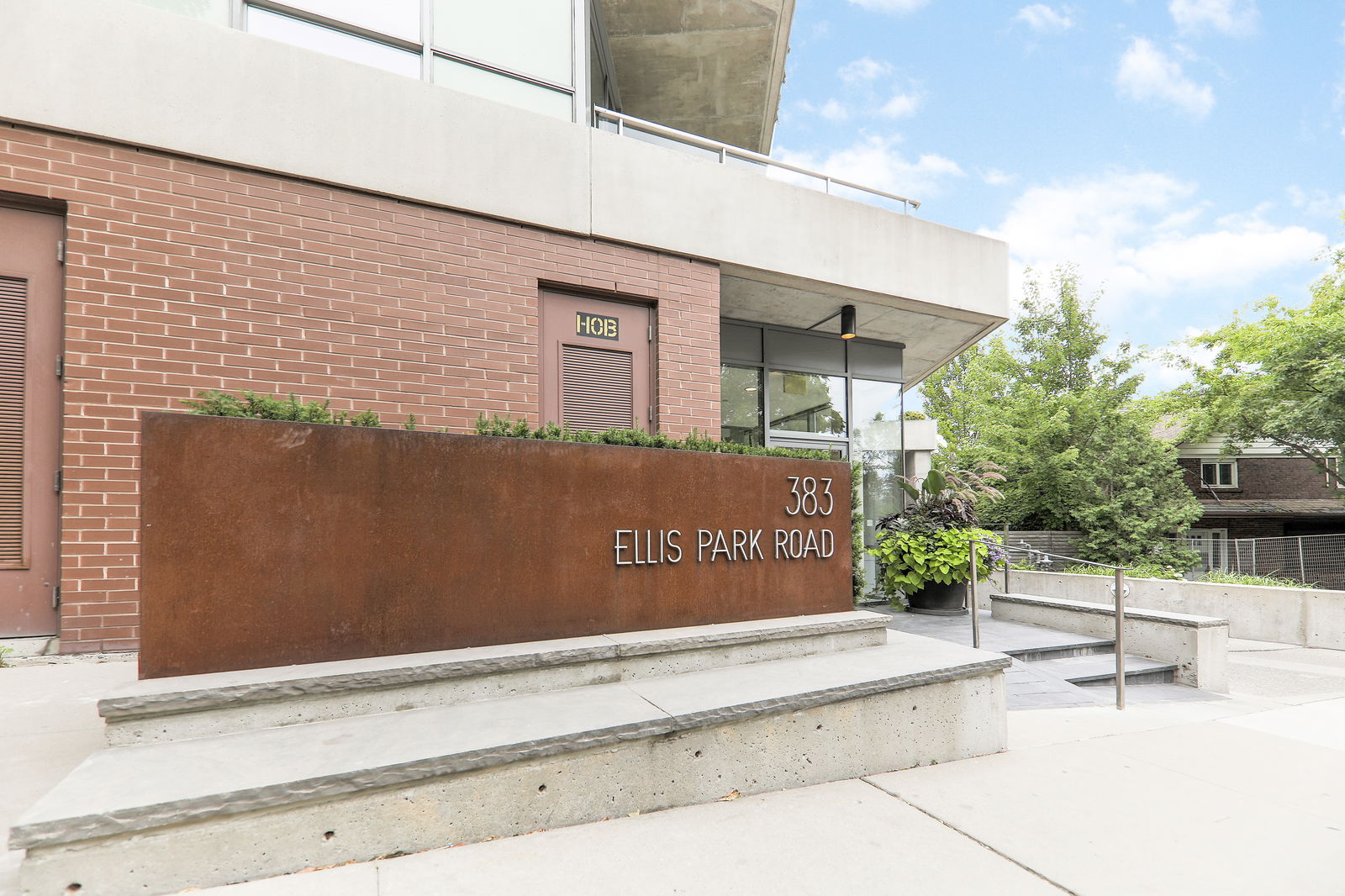 Entrance Signage — Home Condominium, West End, Toronto