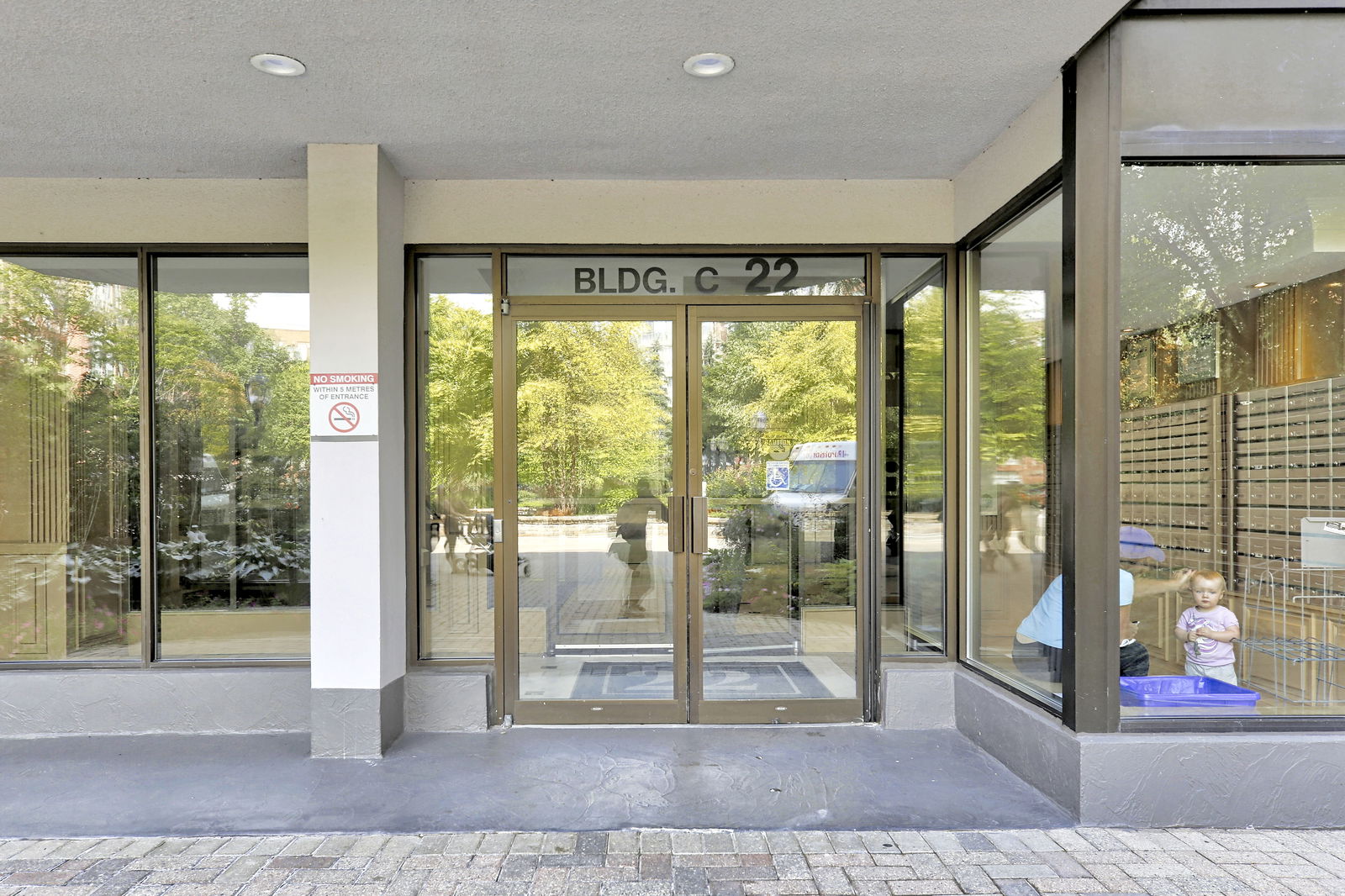 Entrance — South Kingsway Village II Condos, West End, Toronto