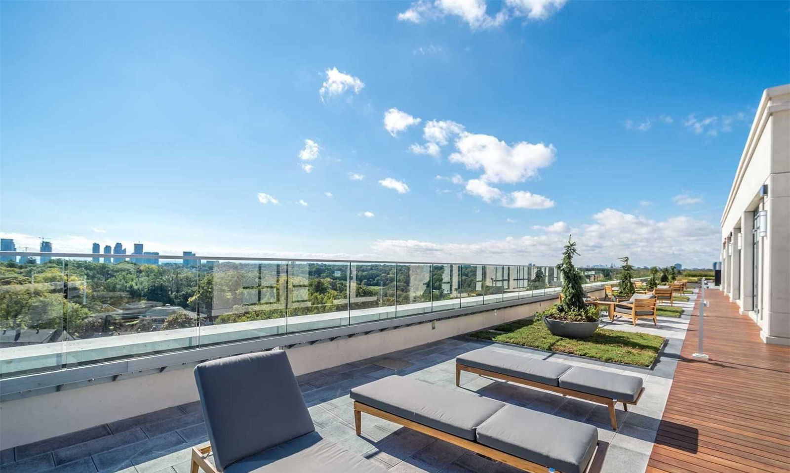 Rooftop Deck — Two Old Mill, York Crosstown, Toronto