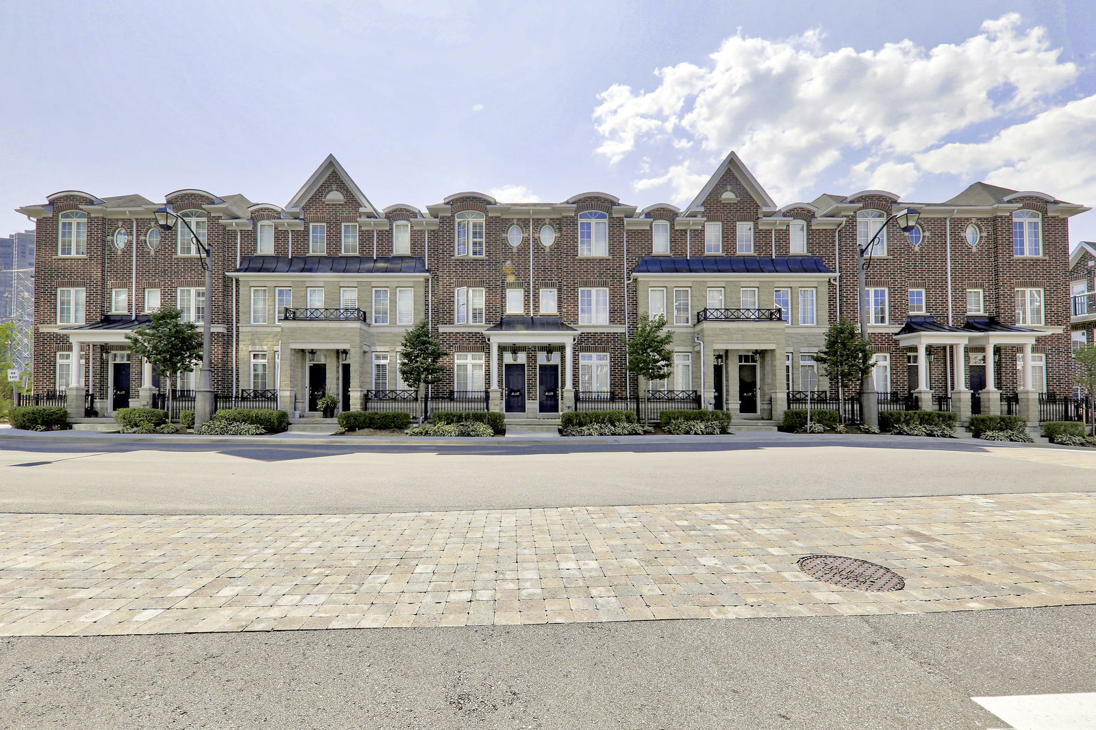 Exterior Facade — Windermere by The Lake Townhomes, West End, Toronto