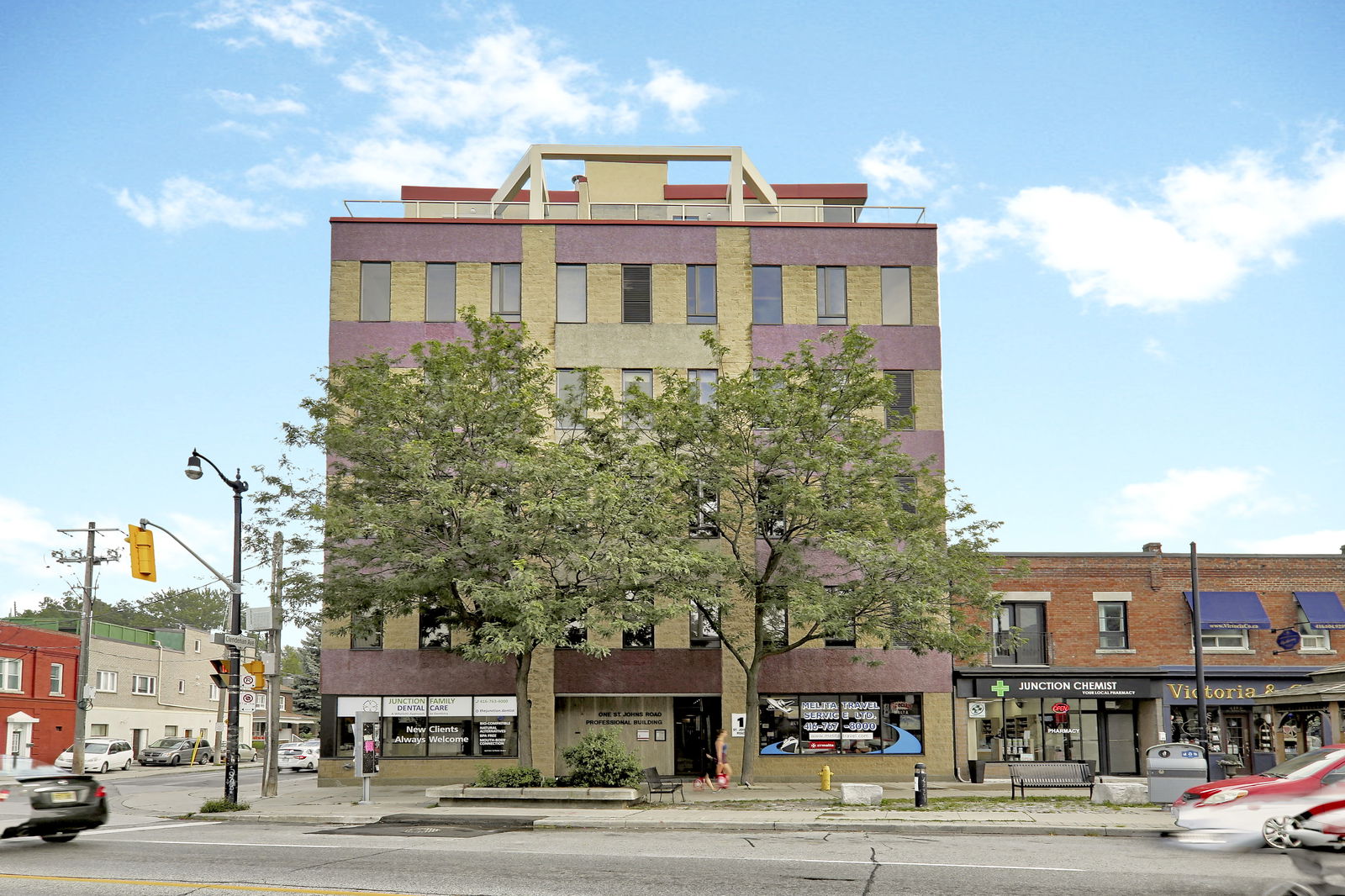 Exterior Facade — One St Johns Place Lofts, West End, Toronto