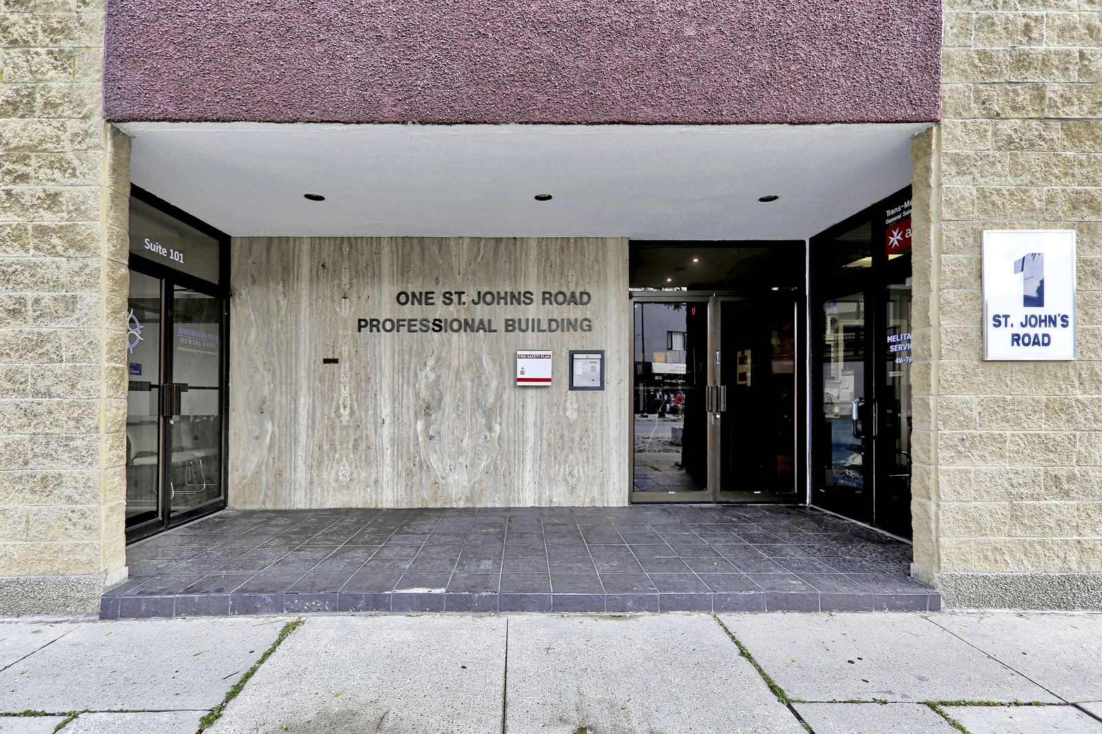 Entrance — One St Johns Place Lofts, West End, Toronto