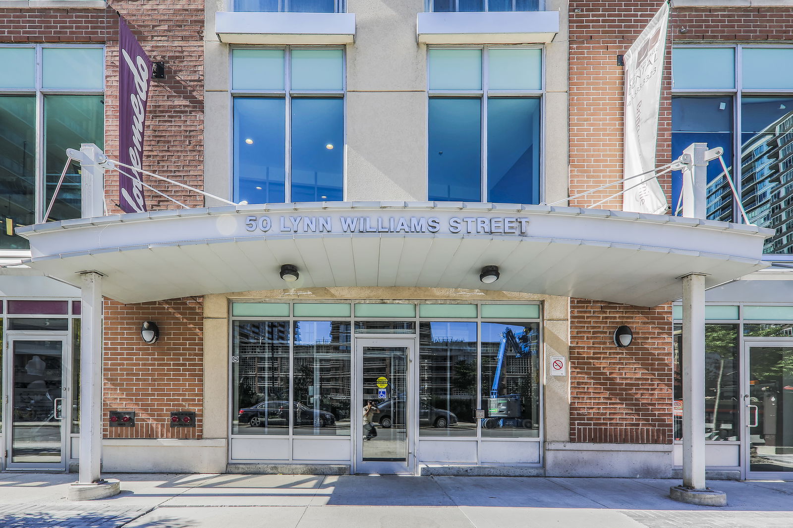 Entrance — Battery Park Condos, West End, Toronto