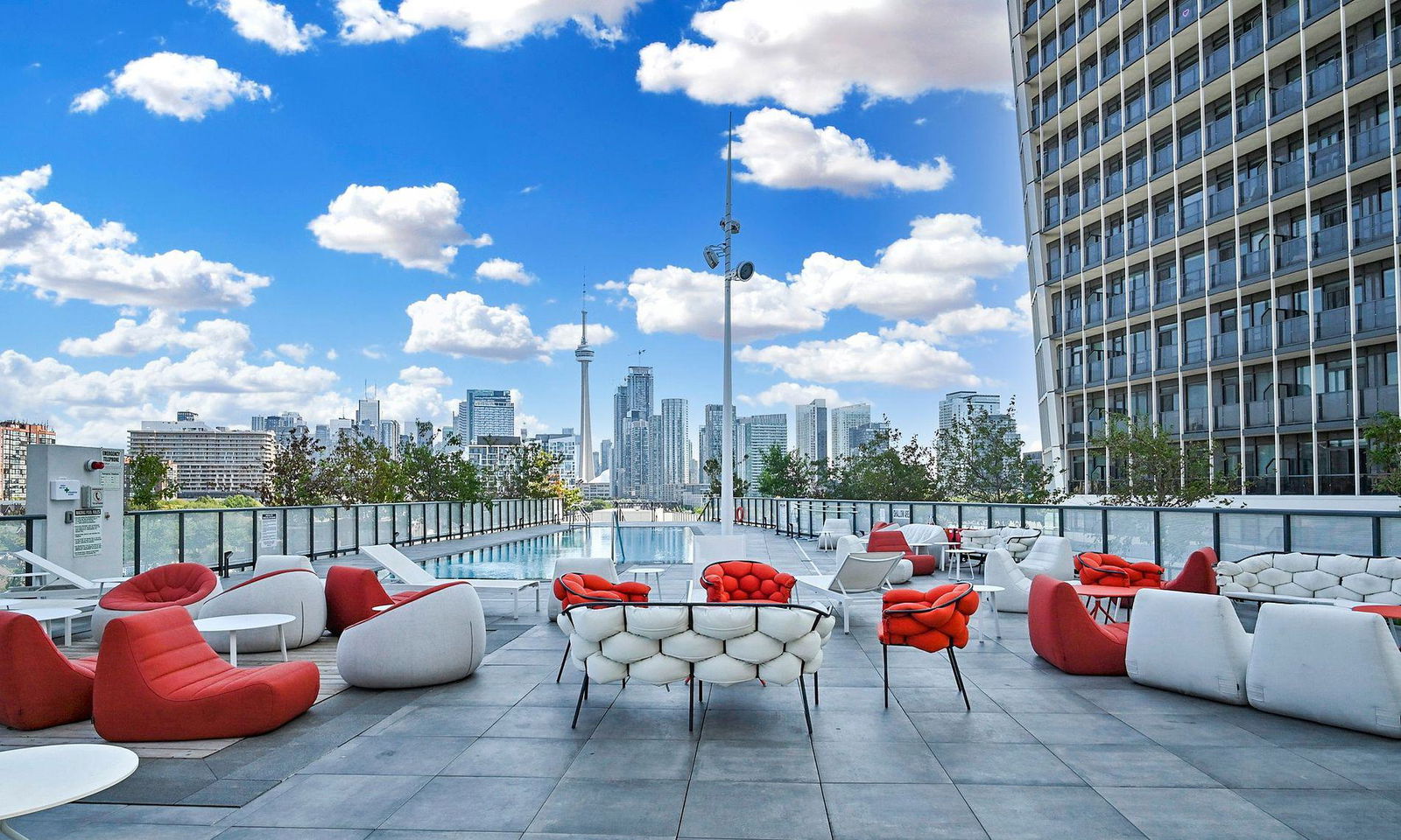 Patio — Garrison Point Condos, Downtown, Toronto