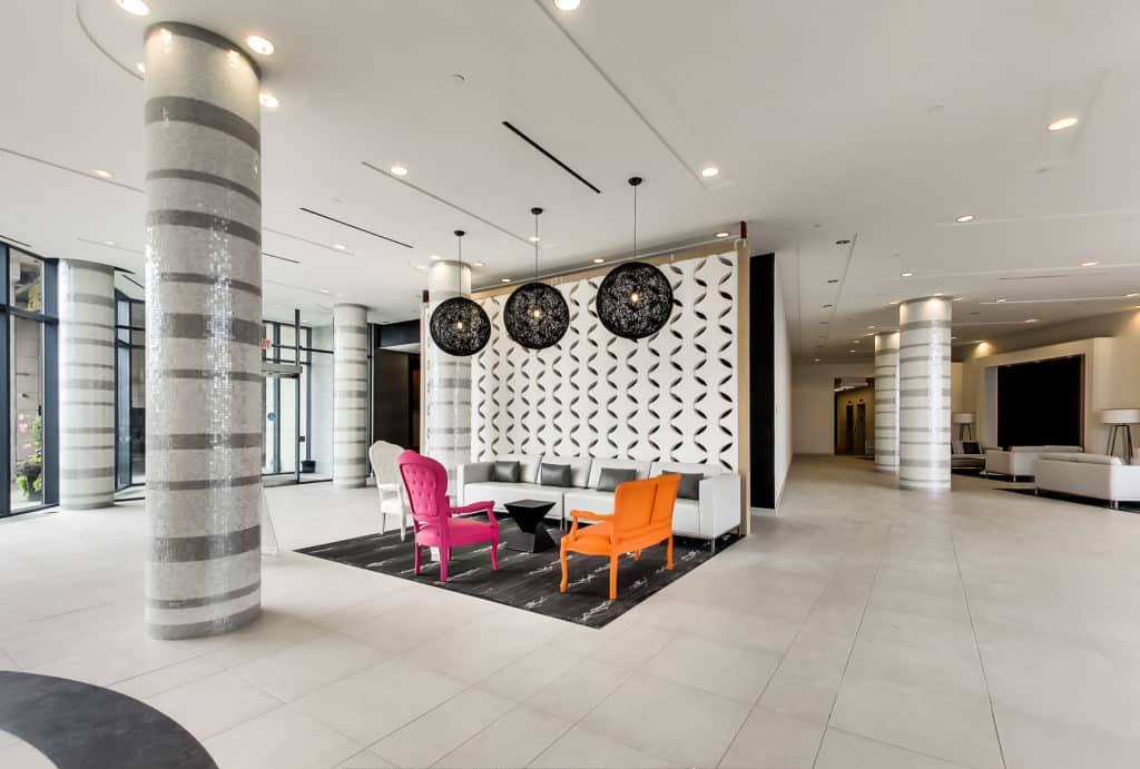 Lobby — Liberty Central Phase I, West End, Toronto