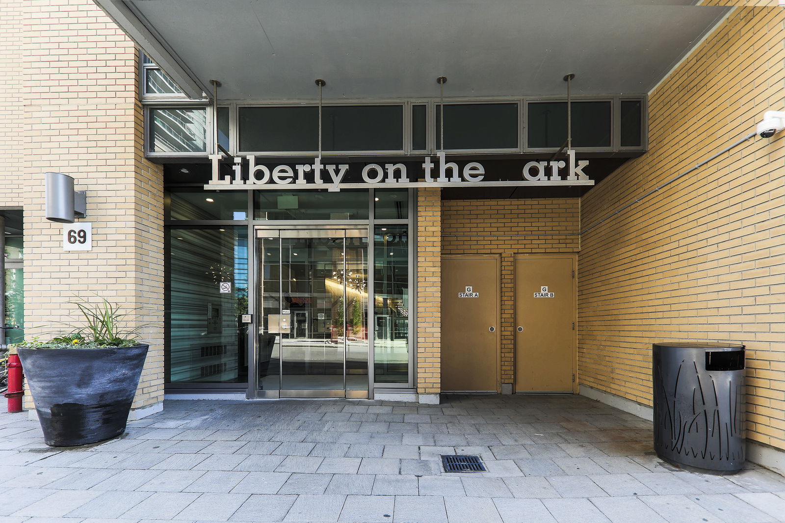 Entrance — Liberty on the Park, West End, Toronto