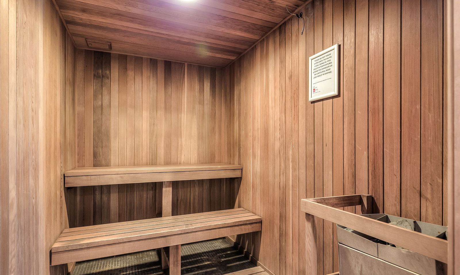 Sauna — Liberty Place, West End, Toronto