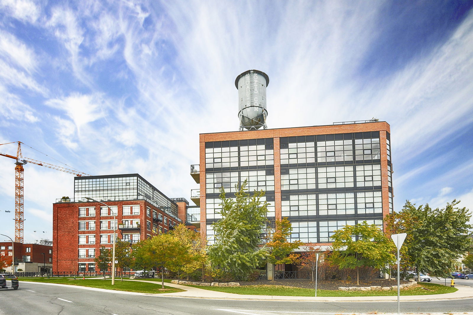 Exterior Facade — Broadview Lofts, East End, Toronto