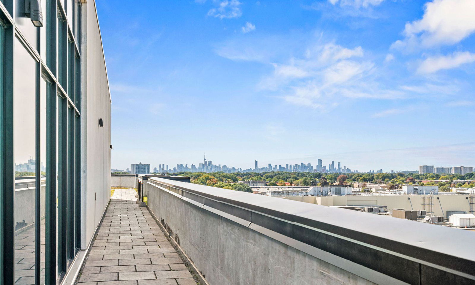 Rooftop Deck — The Lanes Condos, East York, Toronto