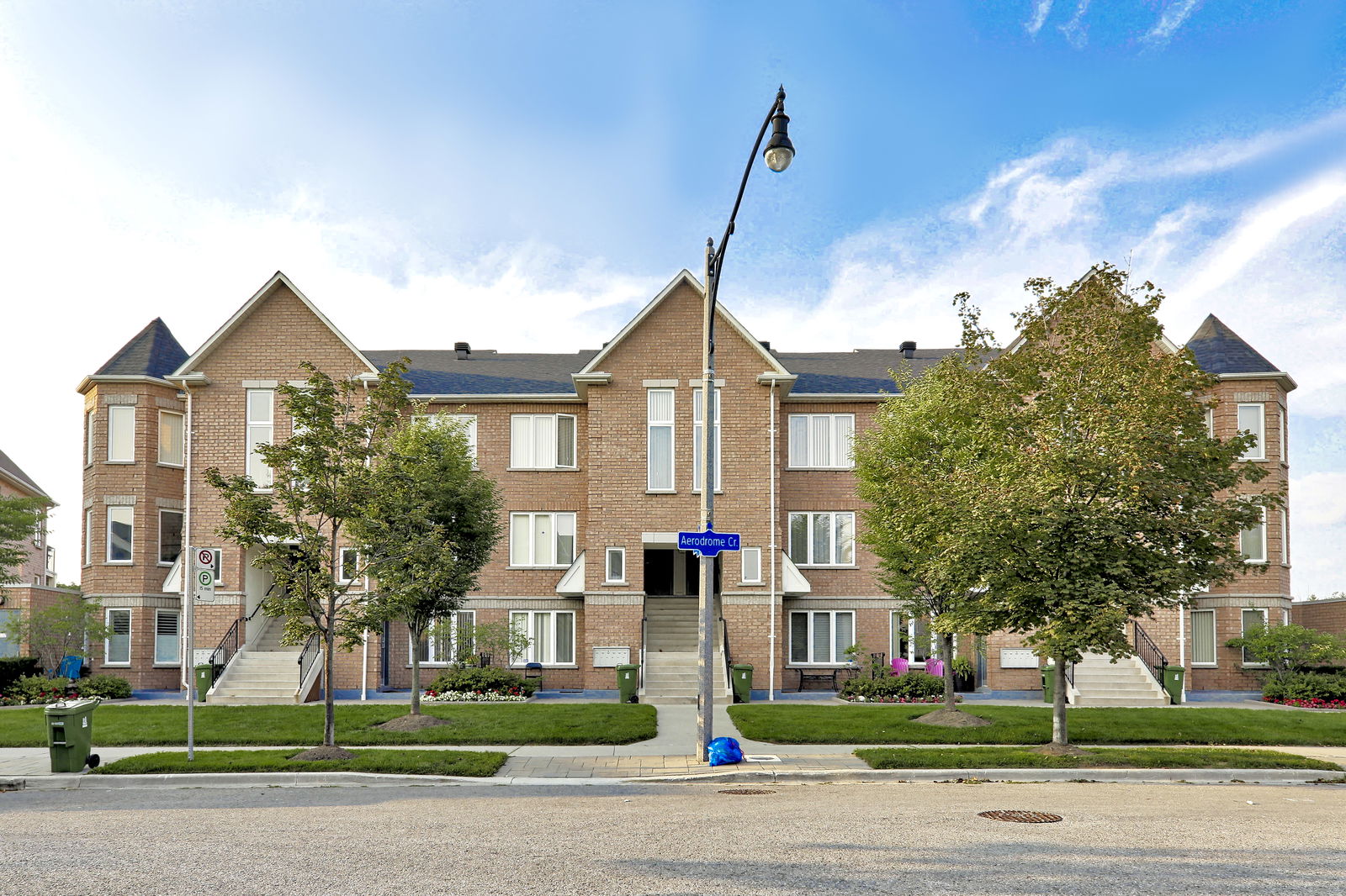 Exterior Facade — Aerodrome Crescent Townhomes, East York, Toronto