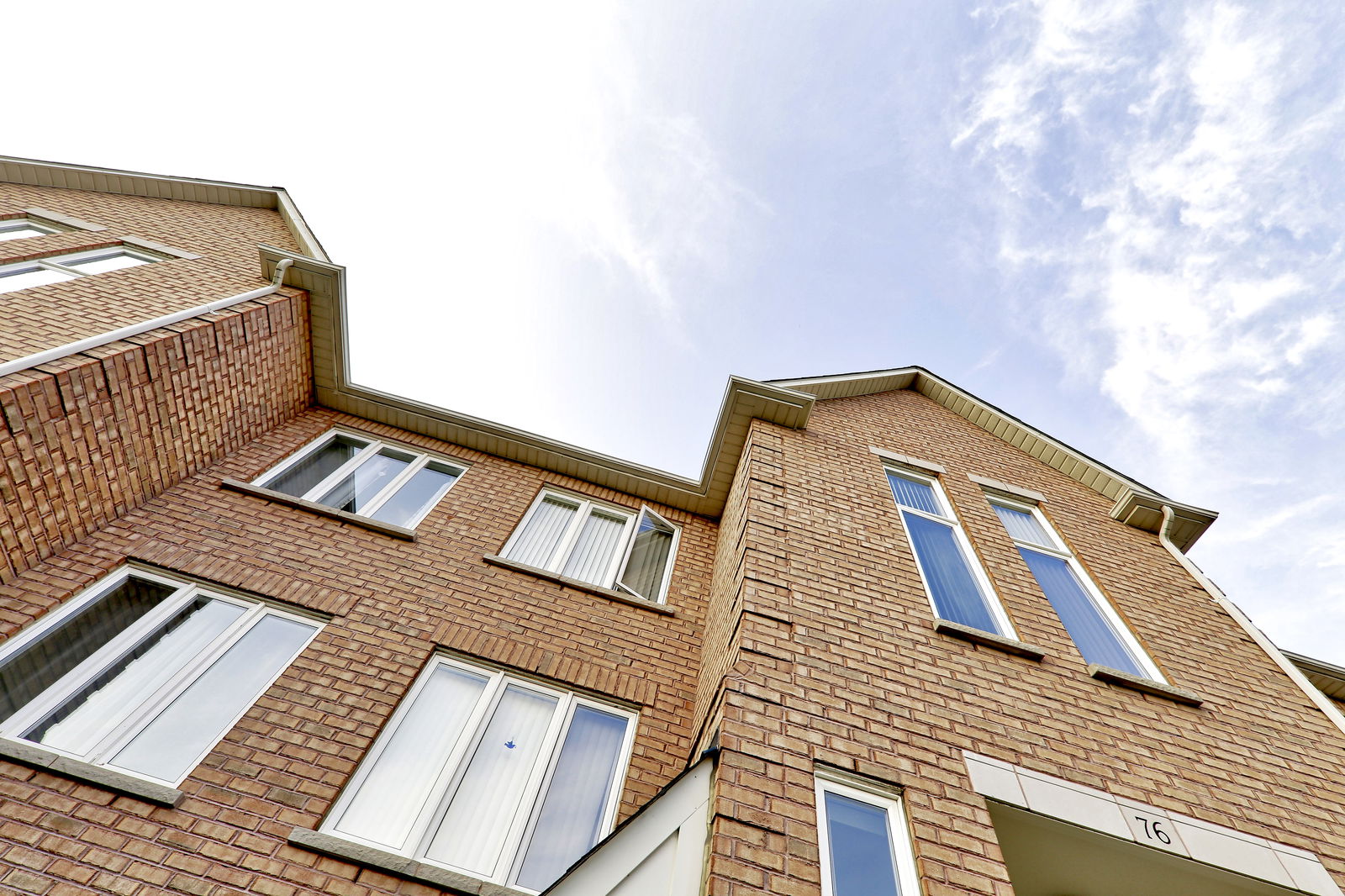 Exterior Sky — Aerodrome Crescent Townhomes, East York, Toronto