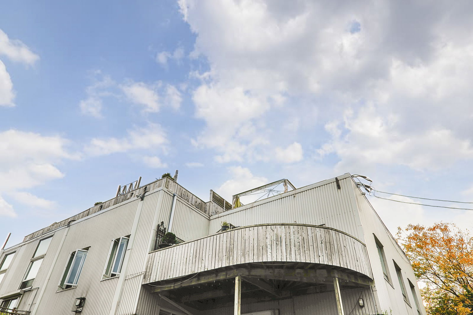 Exterior Sky — Coleman Lofts, East End, Toronto