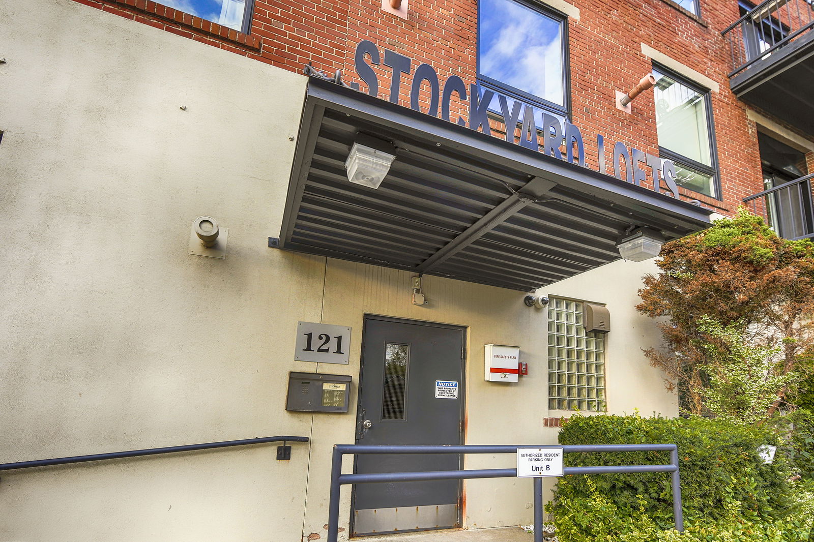 Entrance — Stockyard Lofts, West End, Toronto