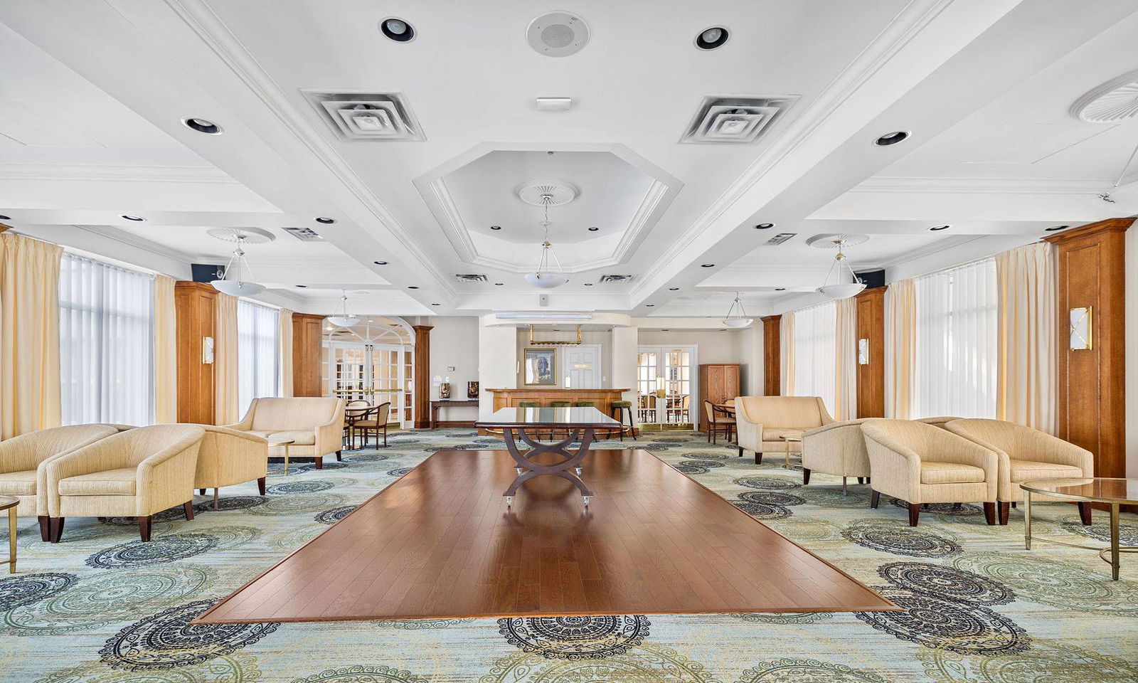 Party Room — Courtyards of Concorde Condos, North York, Toronto