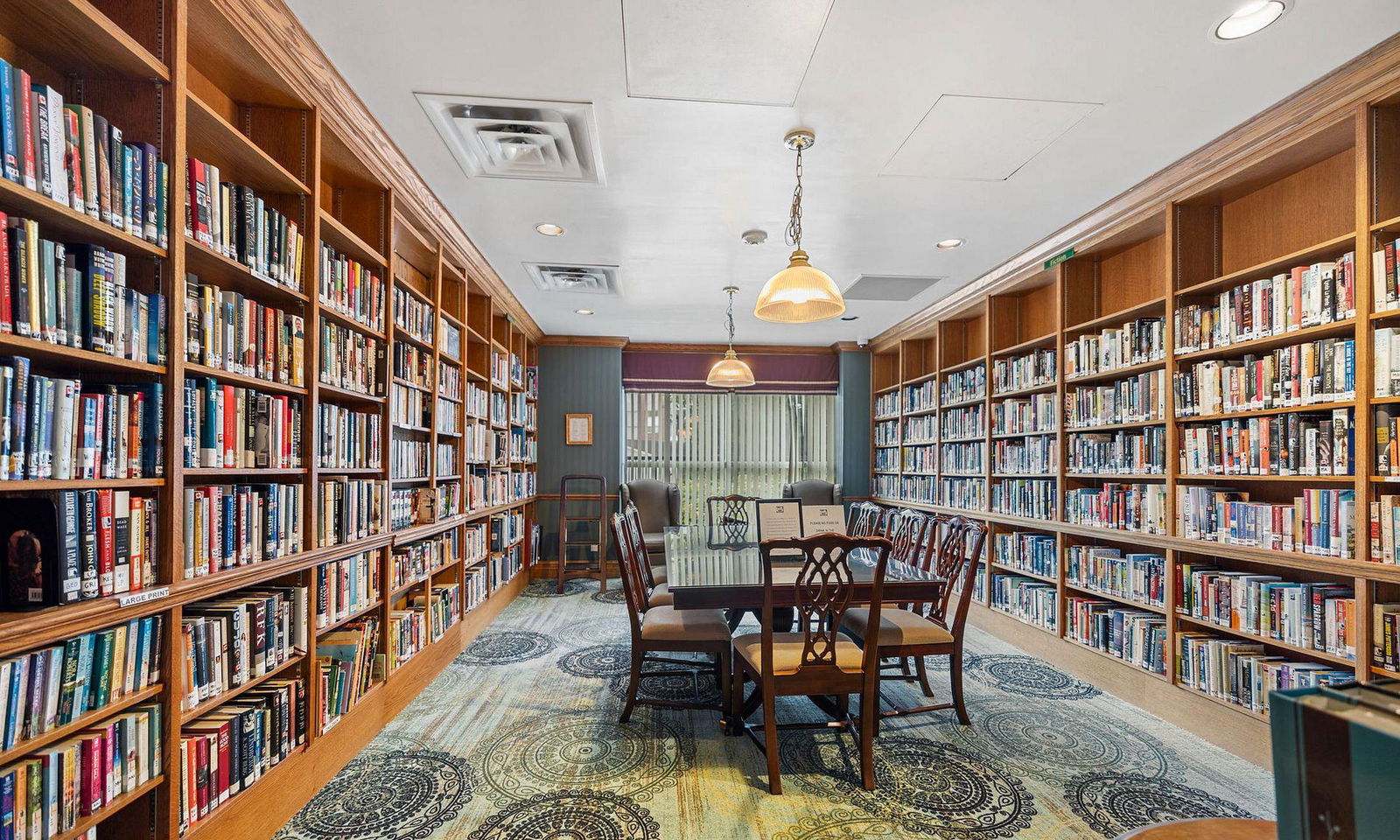 Library — Courtyards of Concorde Condos, North York, Toronto