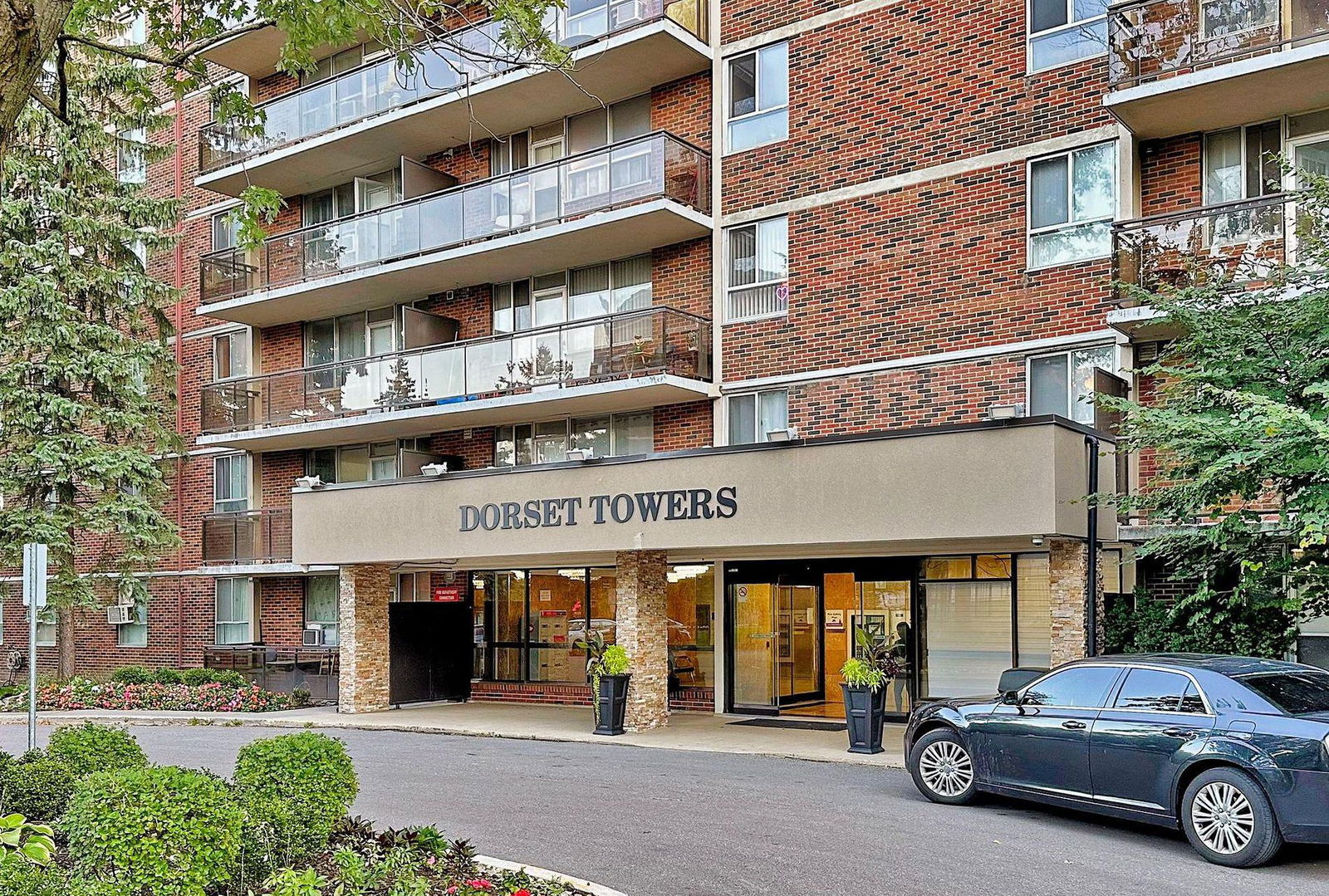 Entrance — Dorset Towers Condos, Scarborough, Toronto