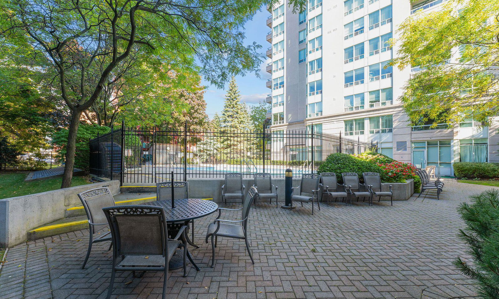 Patio — Encore At Crystal Towers Condos, North York, Toronto