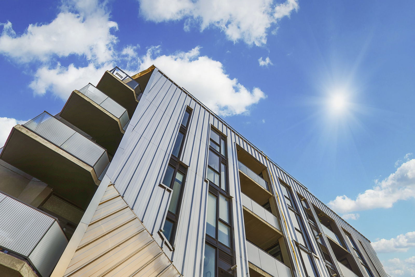 Exterior Sky — Origami Lofts, West End, Toronto