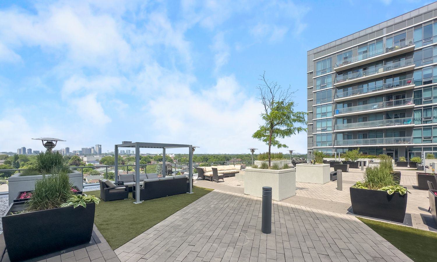 Rooftop Deck — IQ Condos, Etobicoke, Toronto