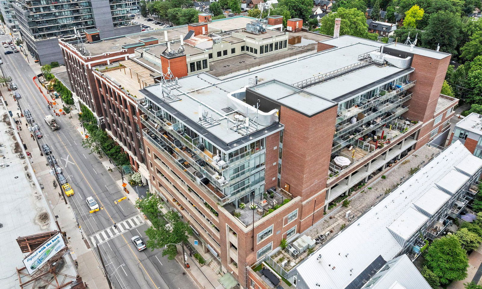 Exterior Side — Garment Factory Lofts, East End, Toronto