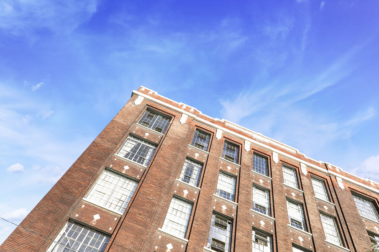 Exterior Sky — Wrigley Lofts, East End, Toronto