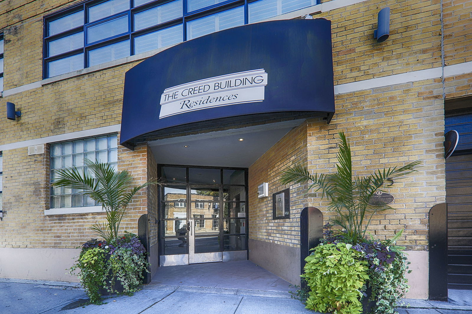 Building Entrance — The Creed Lofts, Downtown, Toronto