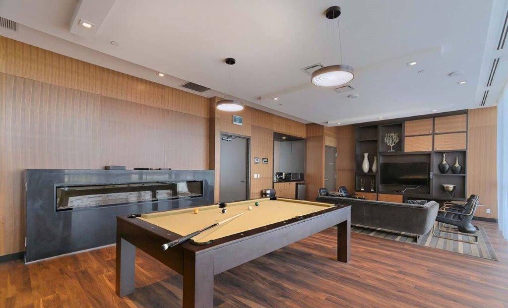 Game Room — Park Towers Condominiums at IQ, Etobicoke, Toronto