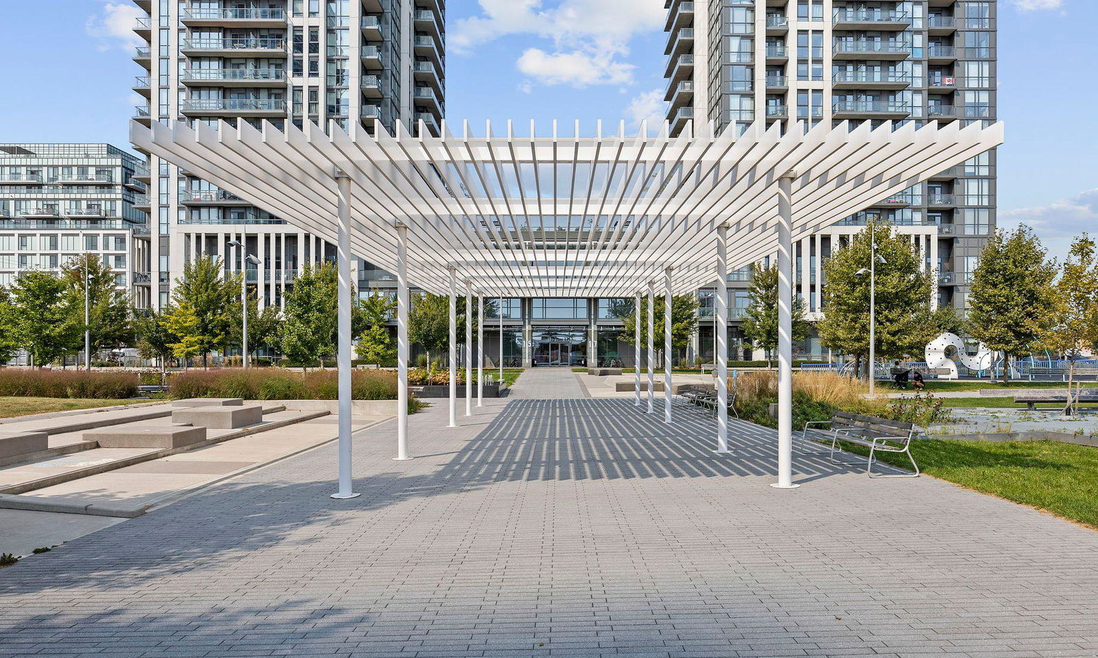 Patio — Park Towers Condominiums at IQ, Etobicoke, Toronto