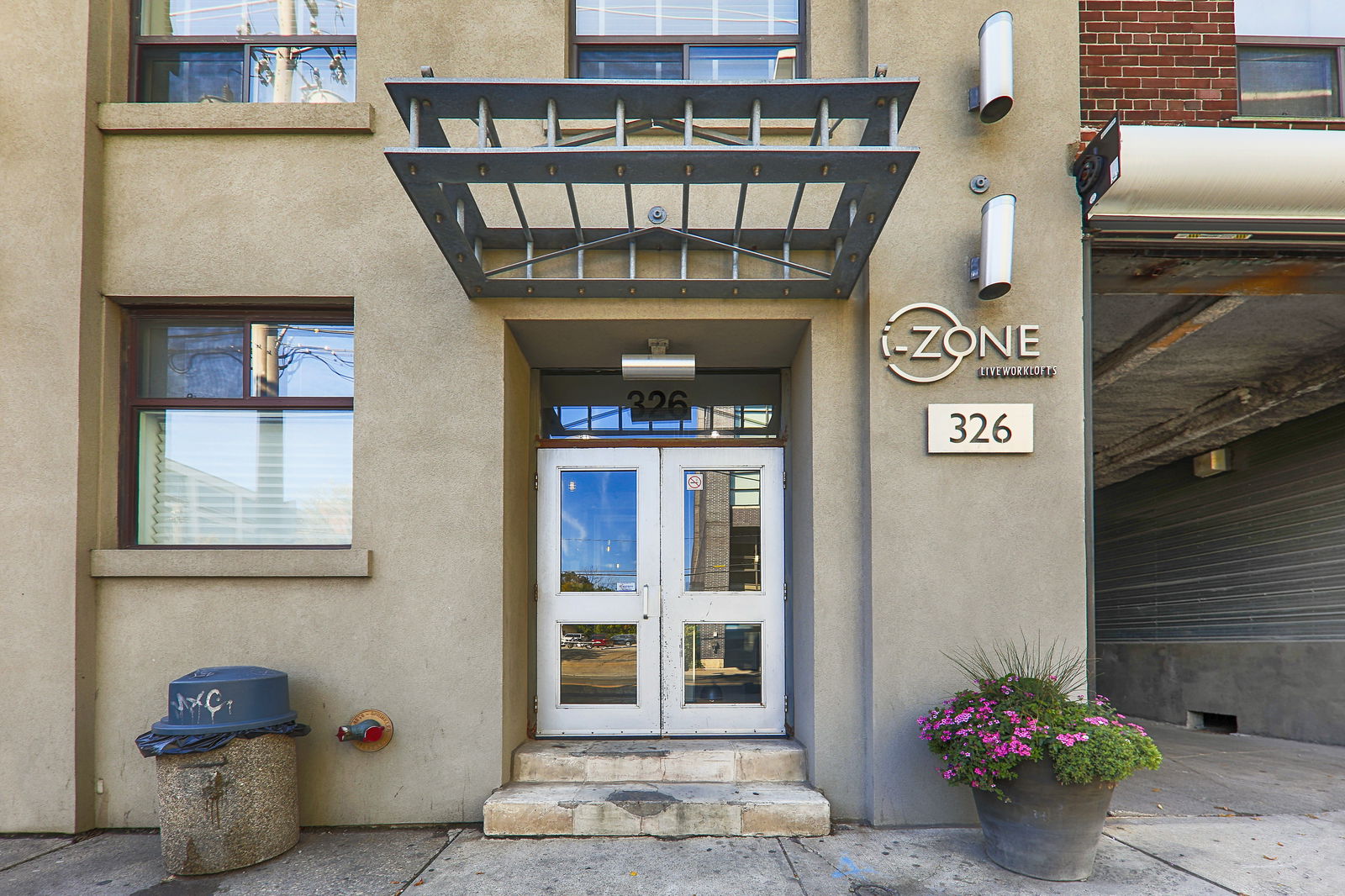 Entrance — I-Zone Live Worklofts, East End, Toronto