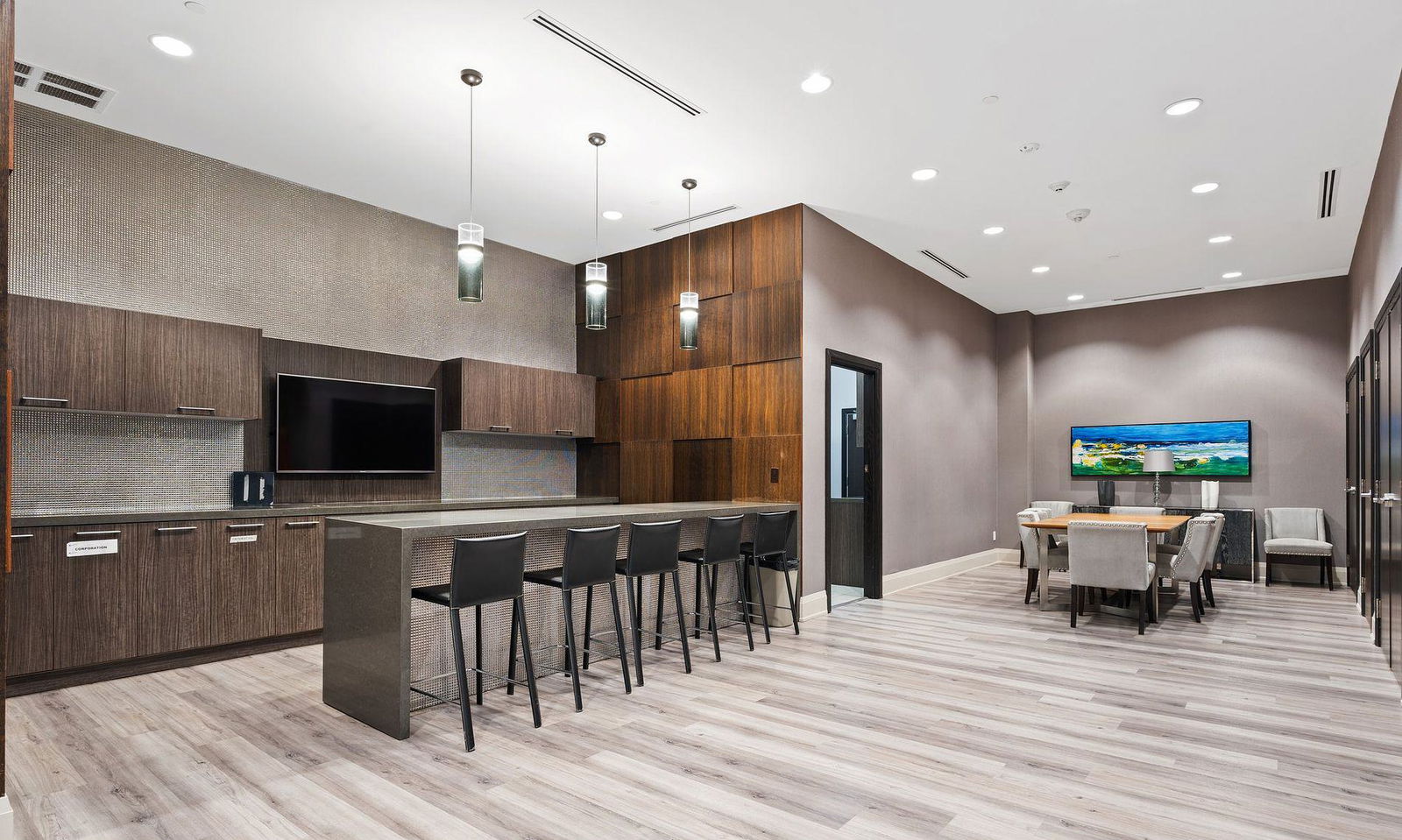 Party Room — Perspective Condominiums, Etobicoke, Toronto