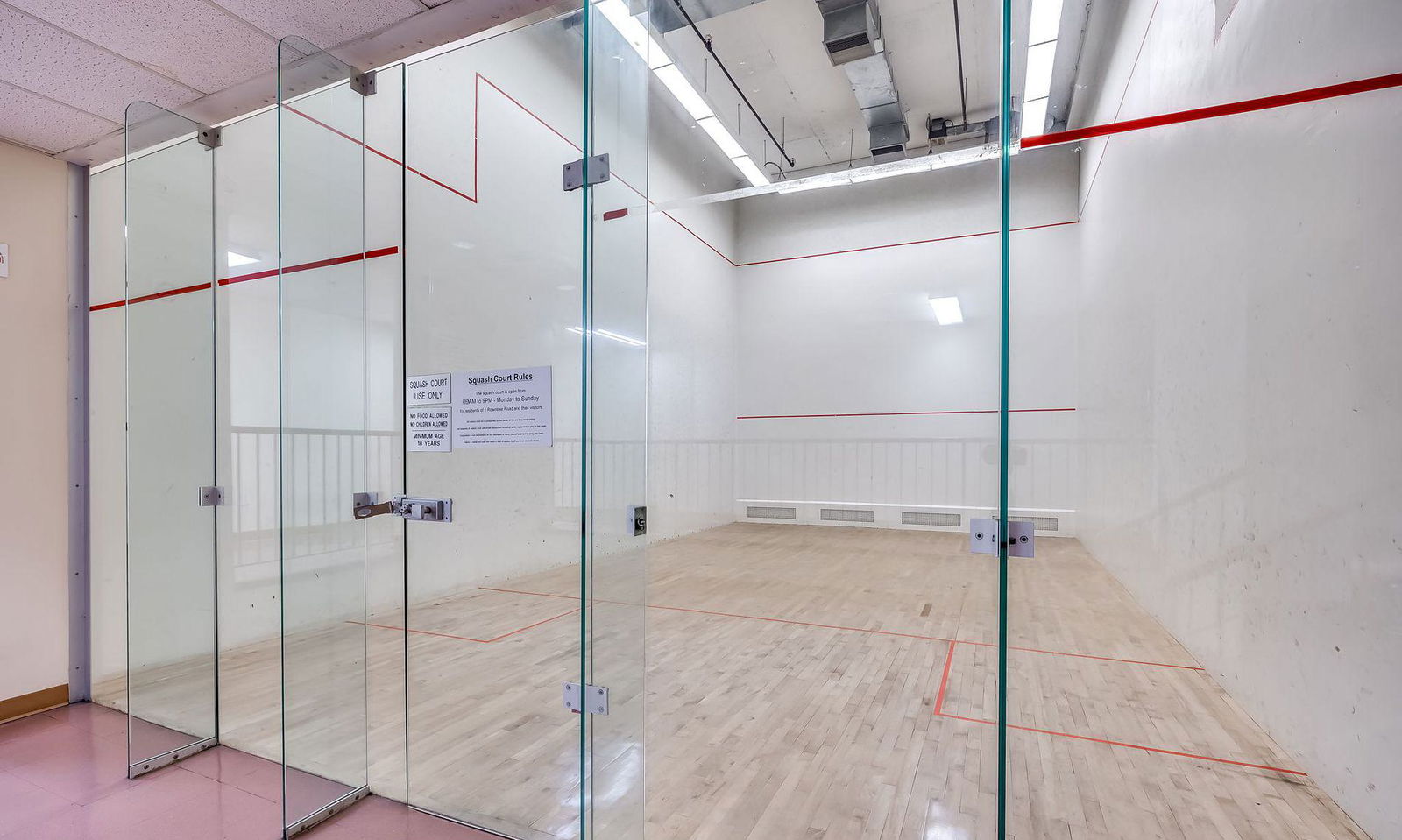 Squash Court — Platinum on the Humber III Condos, Etobicoke, Toronto