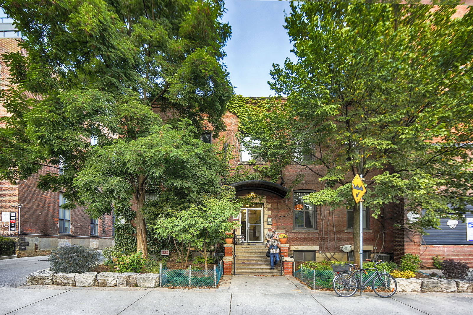 Exterior Facade — Sorauren Lofts, West End, Toronto