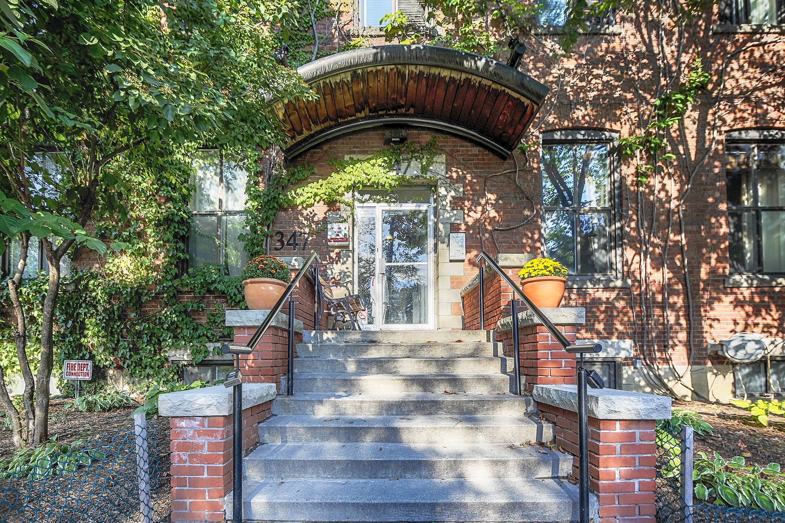 Entrance — Sorauren Lofts, West End, Toronto