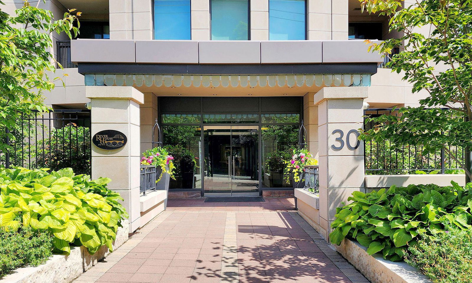 Entrance — Riverhouse at the Old Mill Condos, Etobicoke, Toronto