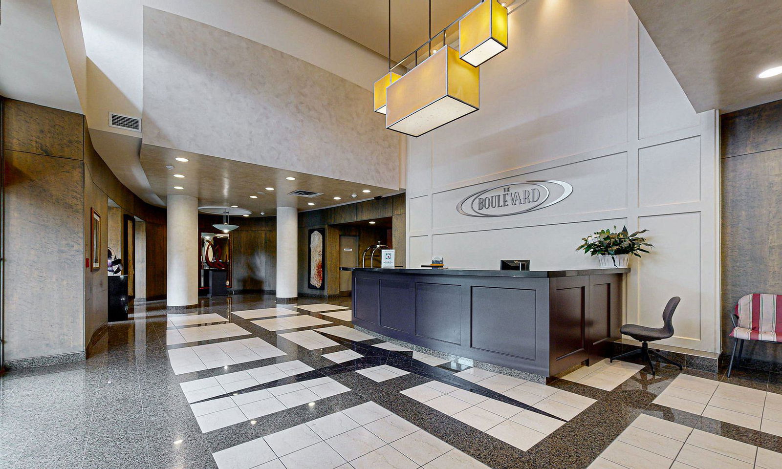 Entrance — The Boulevard Condos, North York, Toronto