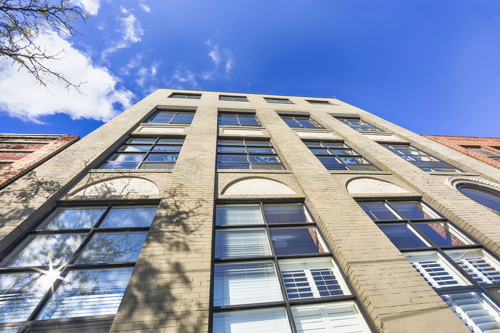 Exterior Sky — The Knitting Mill Lofts, Downtown, Toronto