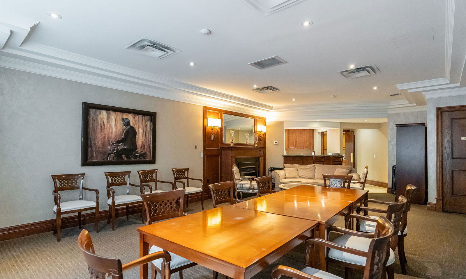 Party Room — The Kensington at Old Mill Condos, Etobicoke, Toronto