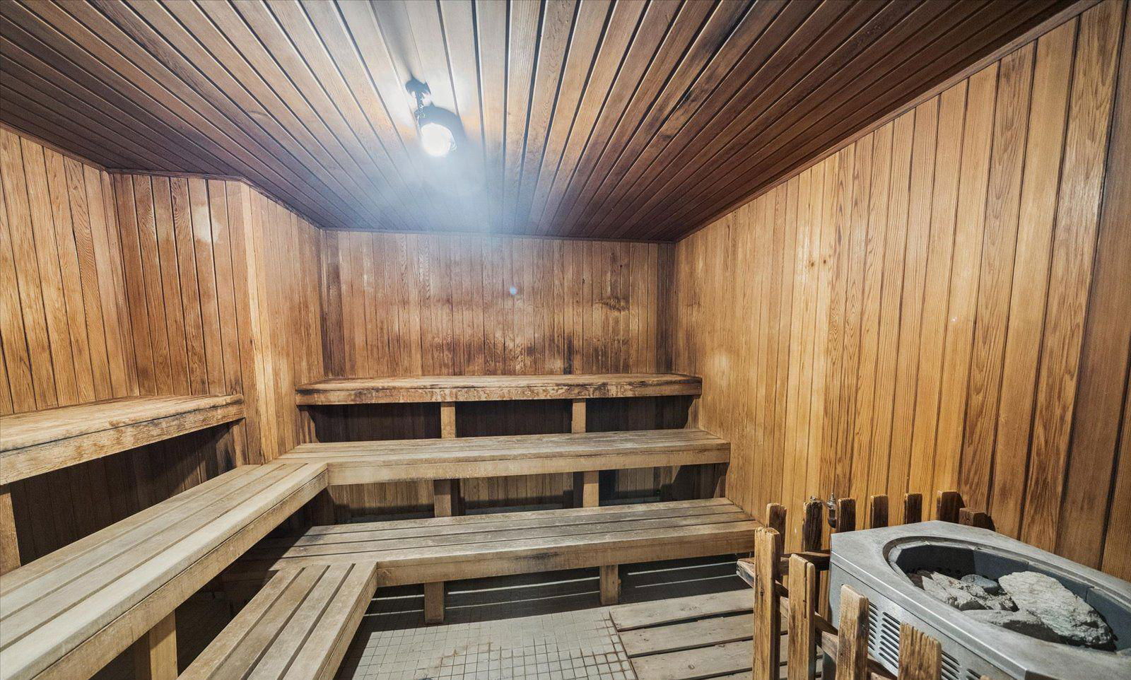 Sauna — Trillium Condos, Scarborough, Toronto