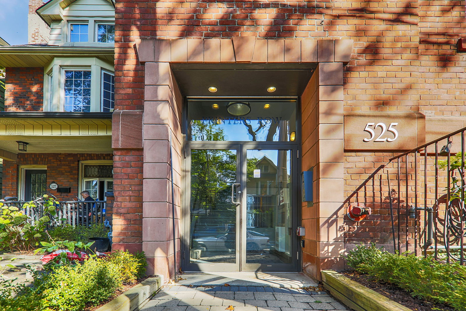 Entrance — Printers Row Lofts, East End, Toronto