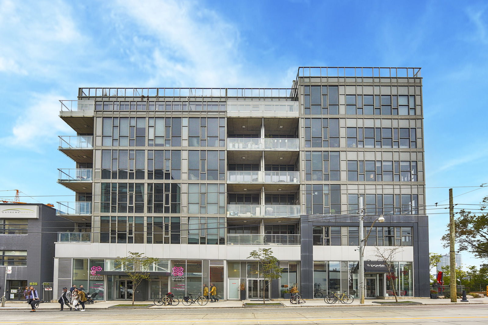 Exterior Facade — Edge Lofts, East End, Toronto