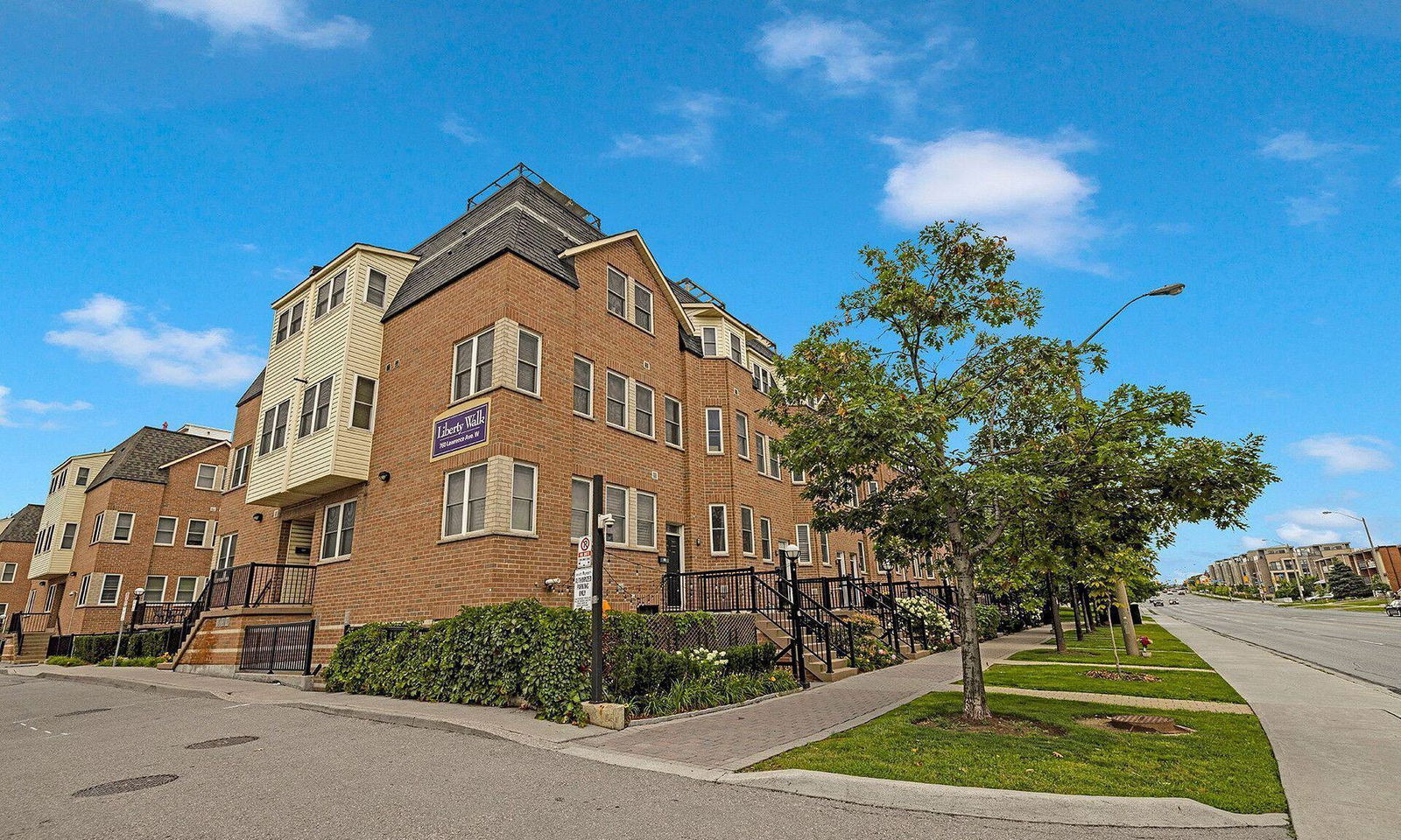 Exterior Side — Liberty Walk Townhomes, North York, Toronto