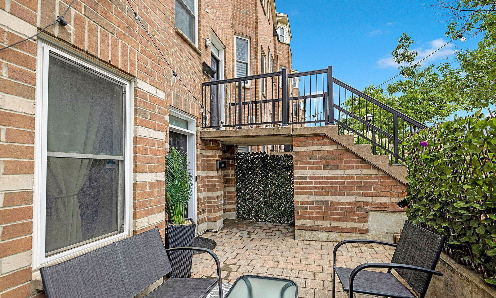 Patio — Liberty Walk Townhomes, North York, Toronto