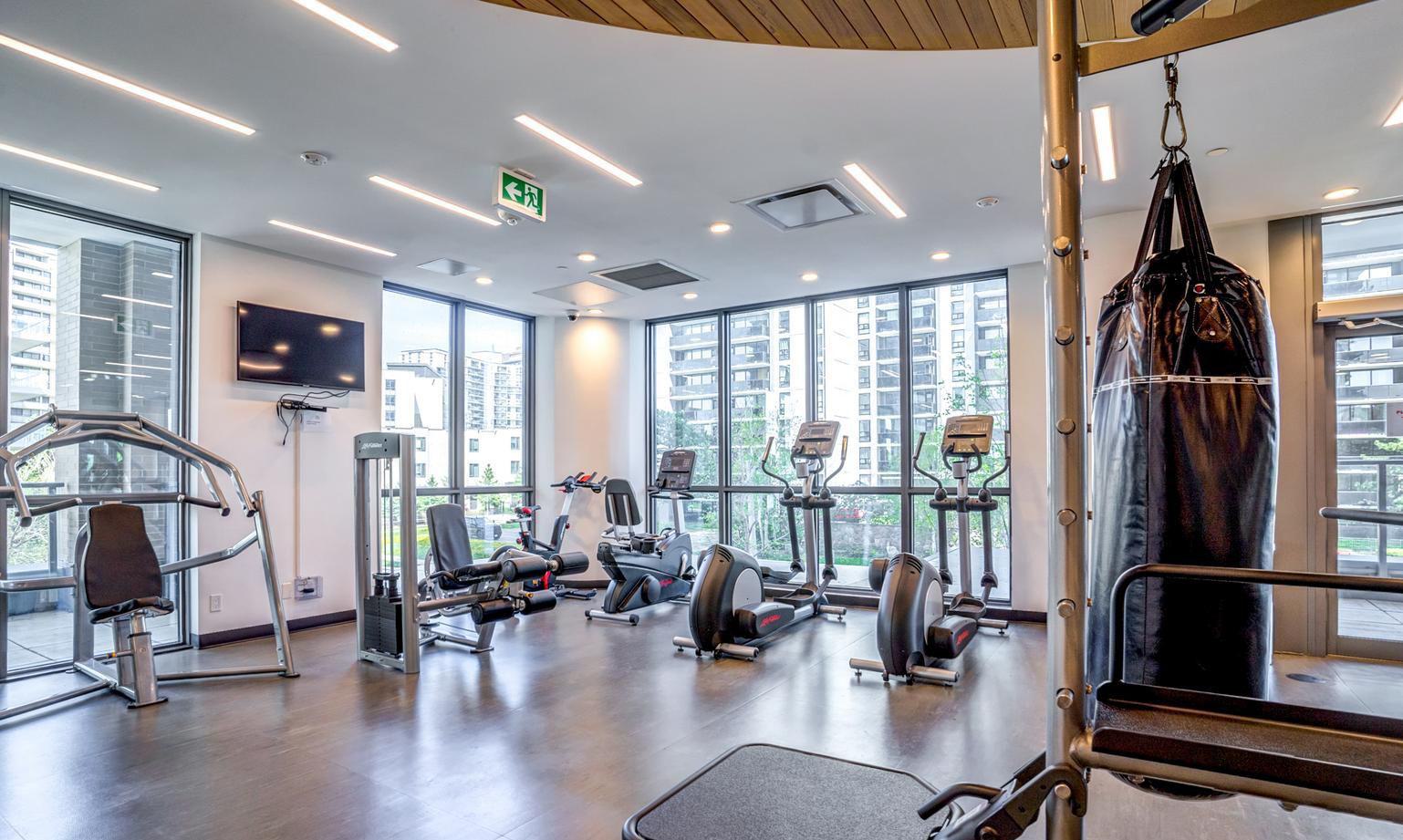 Gym — The Park Club of Emerald City Condos, North York, Toronto